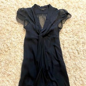 Nanette Lepore Sheer Cap sleeve dress